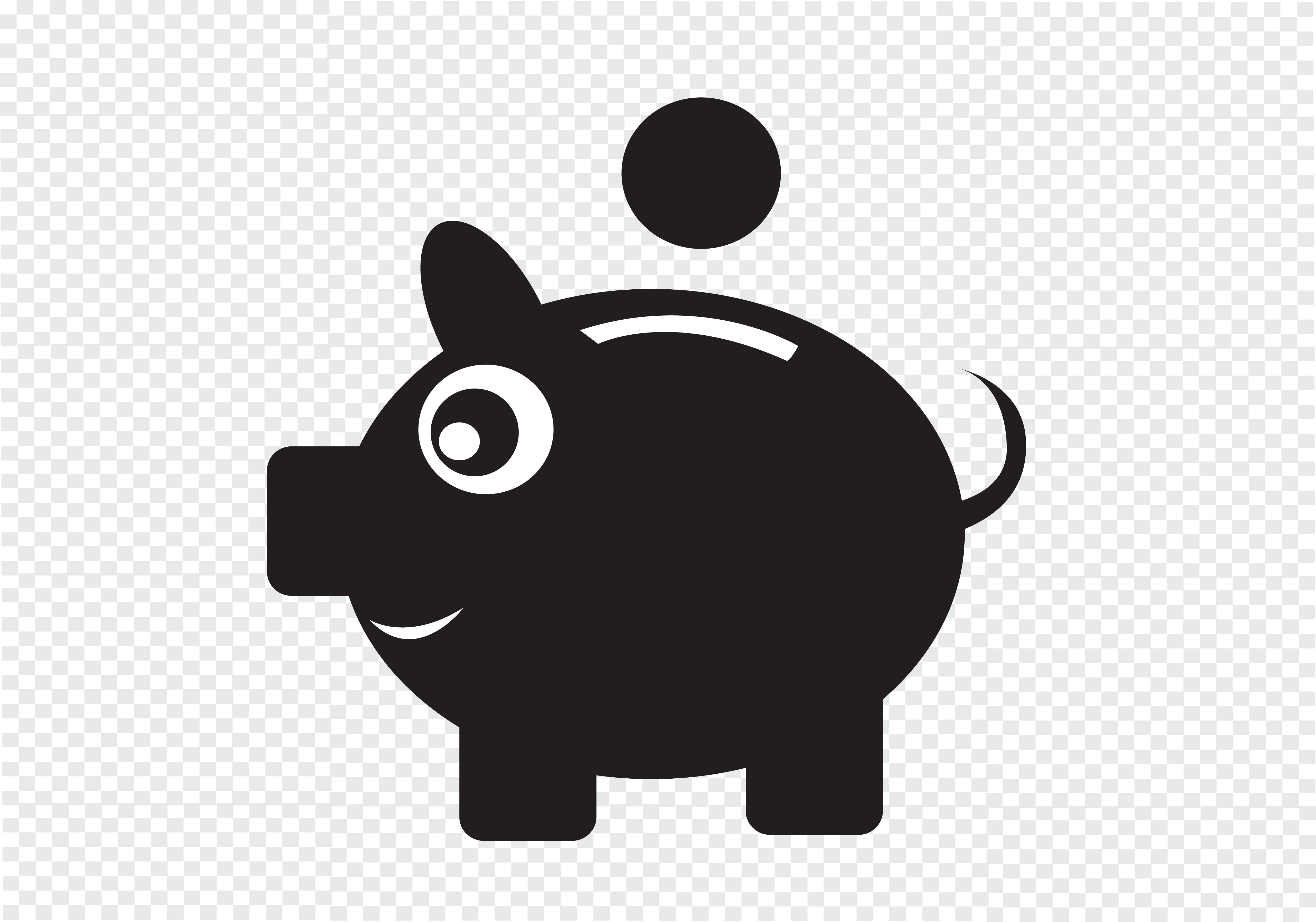 Piggy bank Symbol Sign 643824 Vector Art at Vecteezy