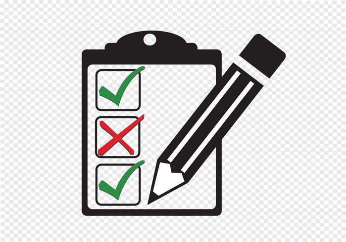 checklist icon  Symbol Sign vector