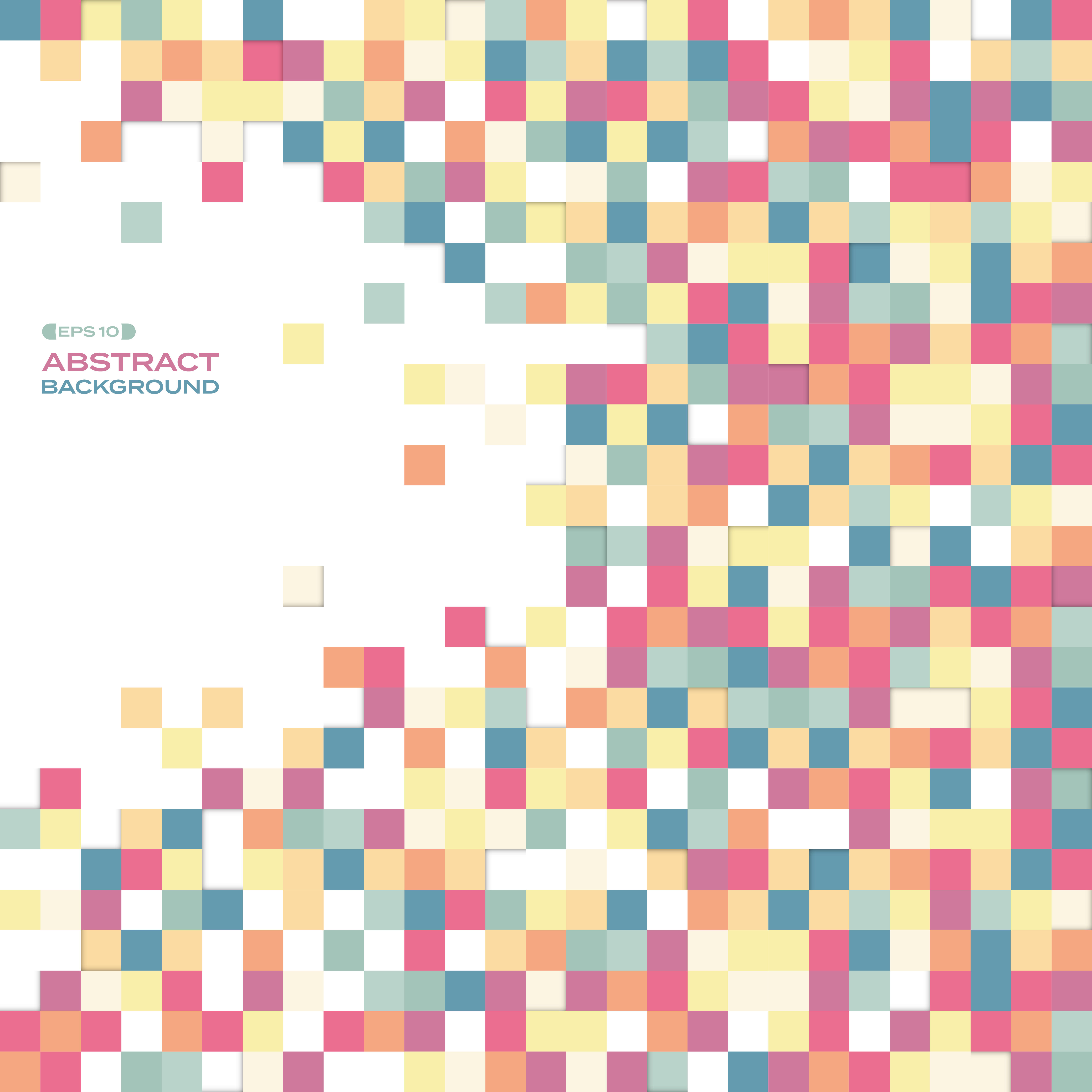 Download Abstract of colorful square box cube pattern cover with ...