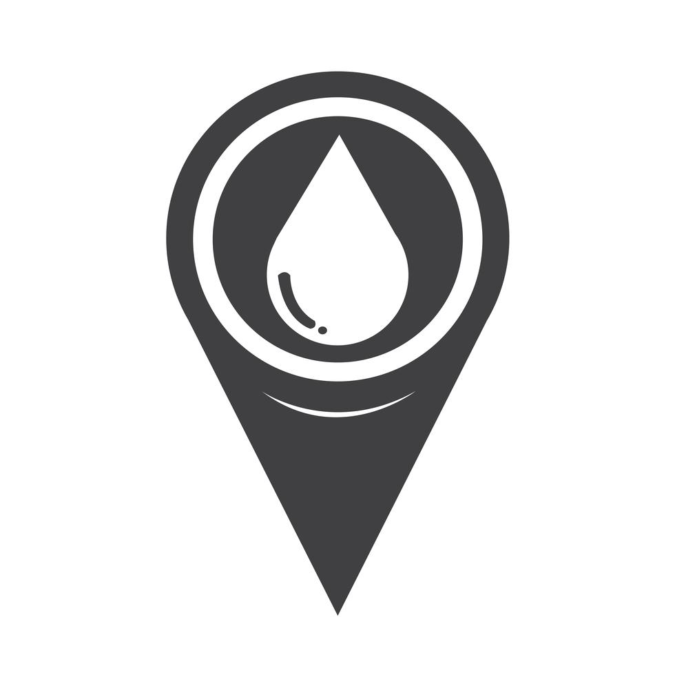 Map Pointer Water Drop Icon 643894 Vector Art at Vecteezy