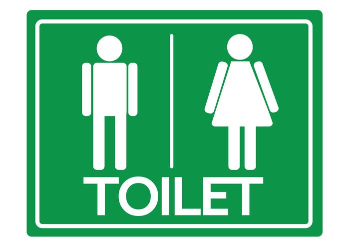 Toilet  Symbol Male and Female Icon vector