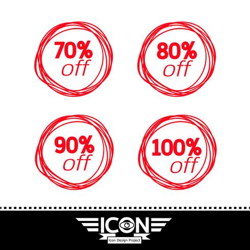 sale icon  symbol sign vector