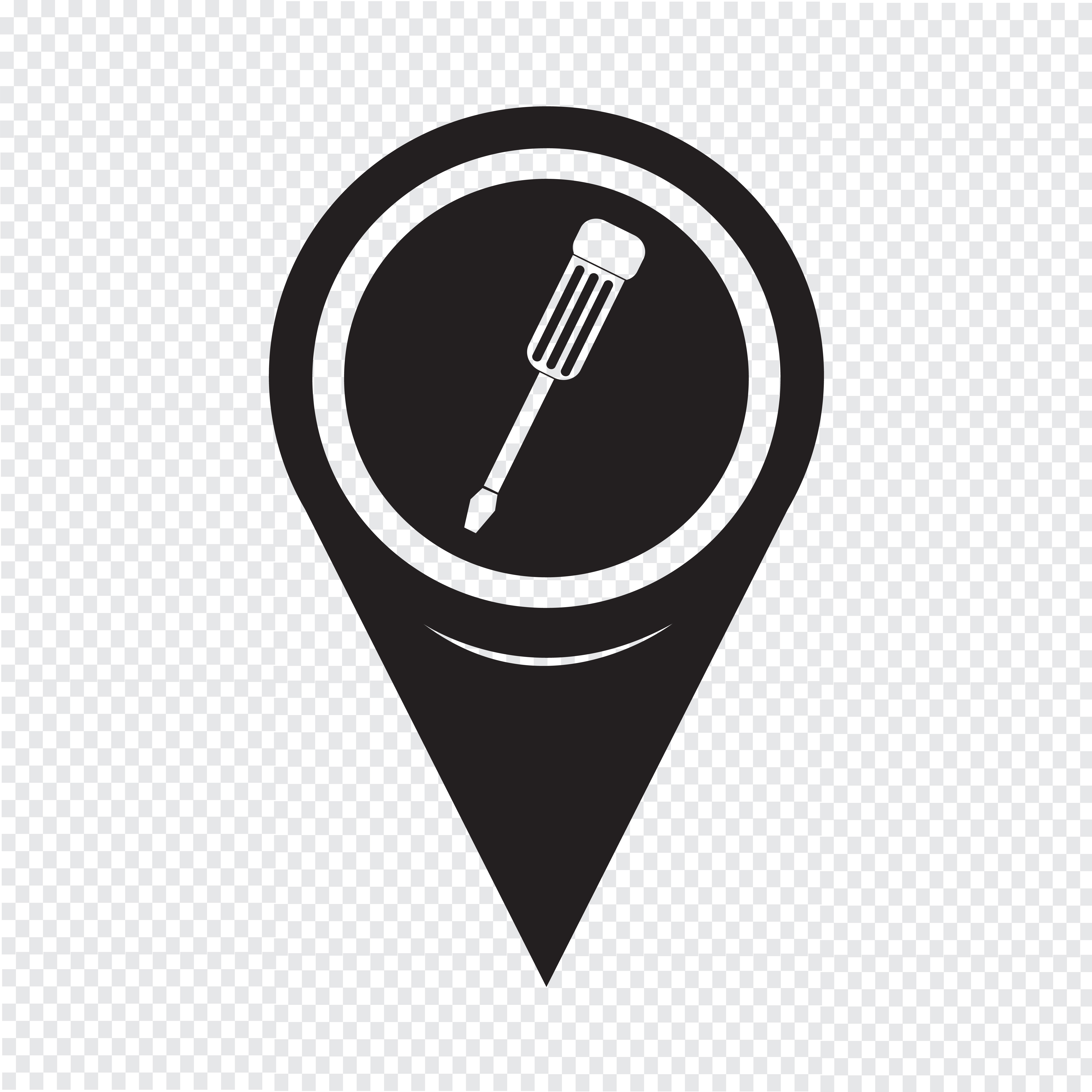 Map Pointer Screwdriver Icon 643937 Vector Art at Vecteezy