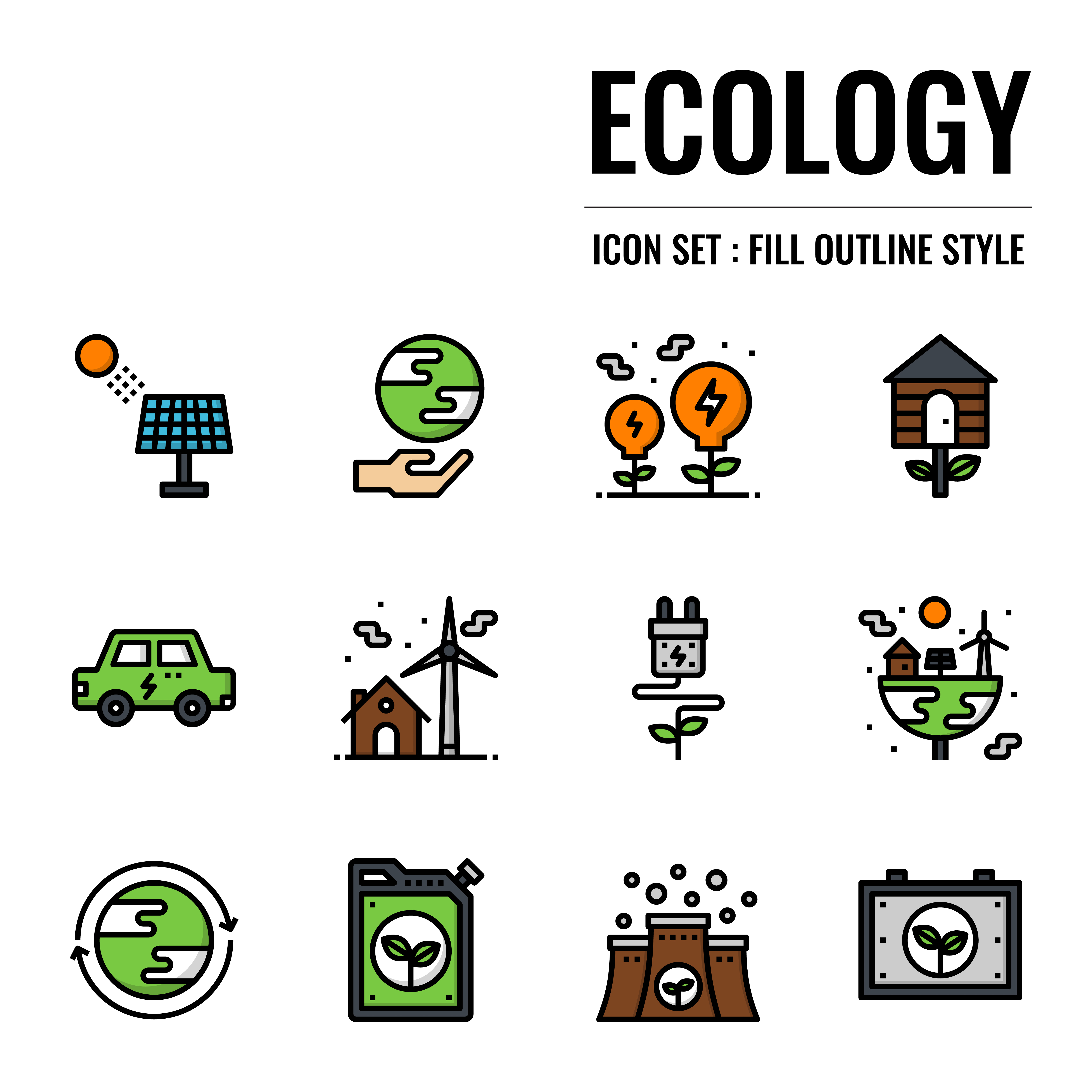 What are the 2 terms used in ecology to describe a plant picture