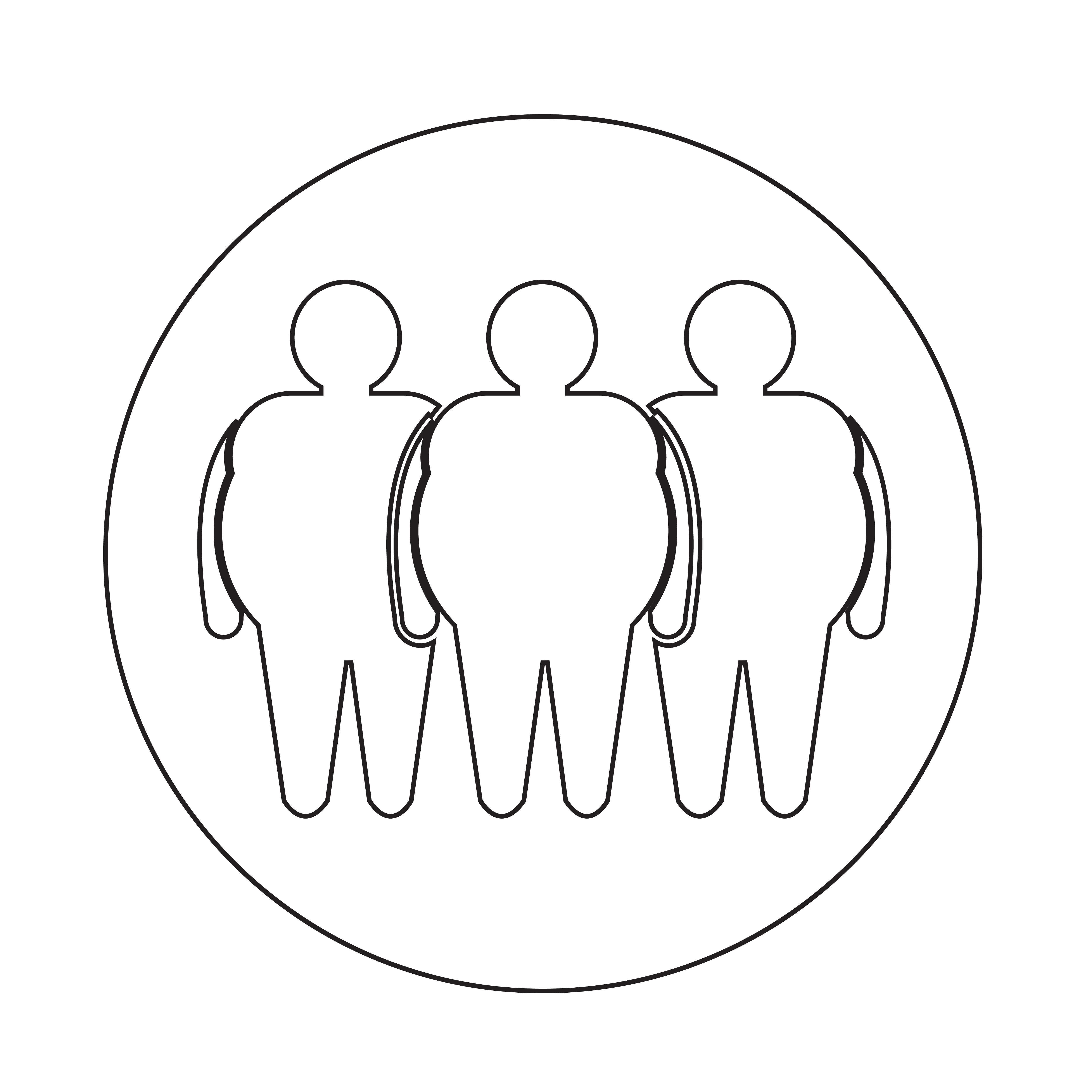 Fat People Icon 644031 Vector Art at Vecteezy