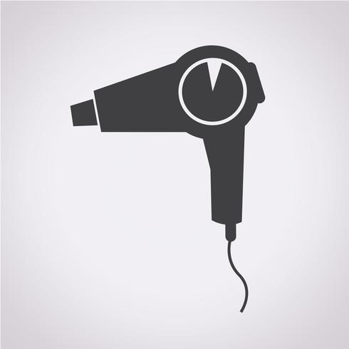 hairdryer icon  symbol sign vector