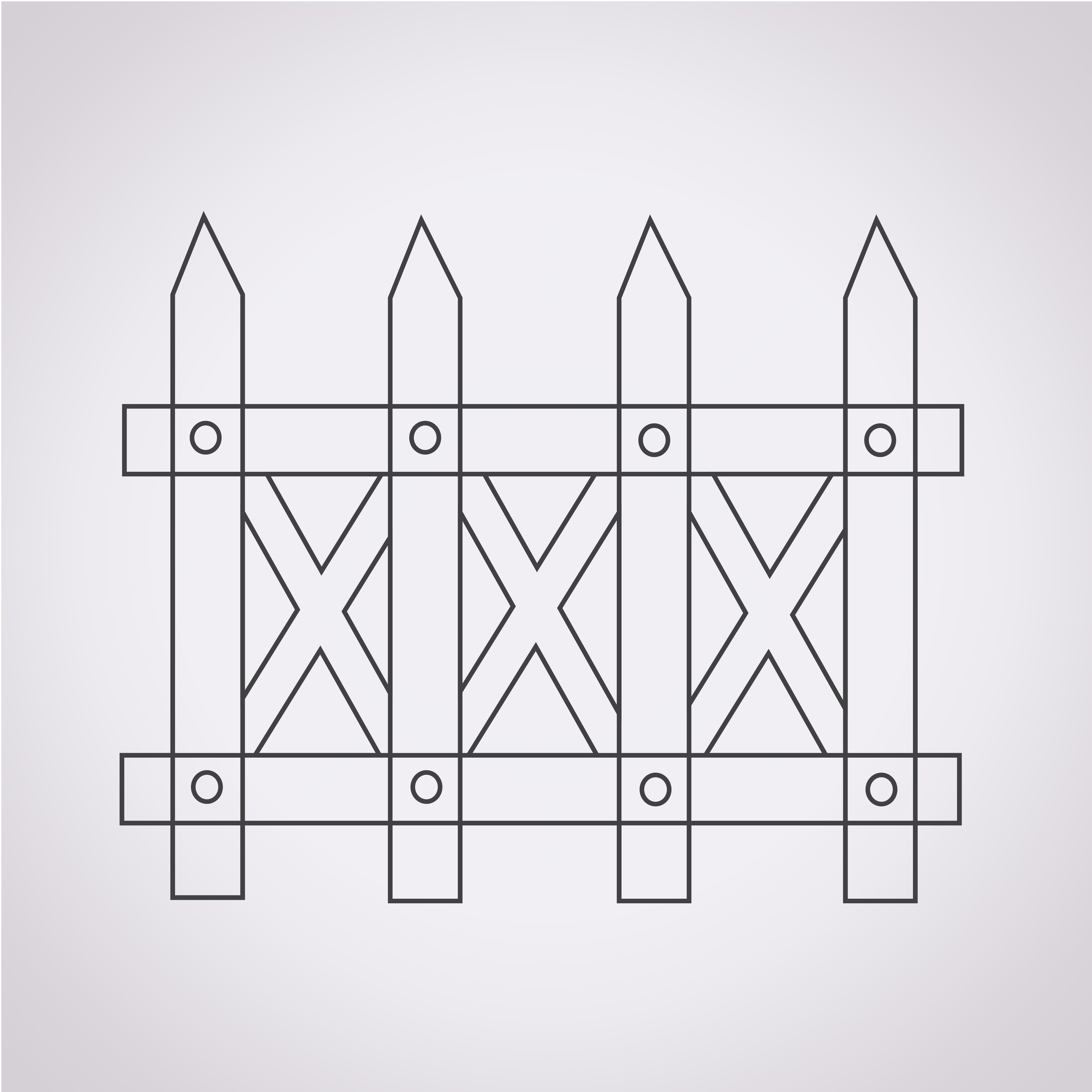 fence icon symbol sign 644160 Vector Art at Vecteezy