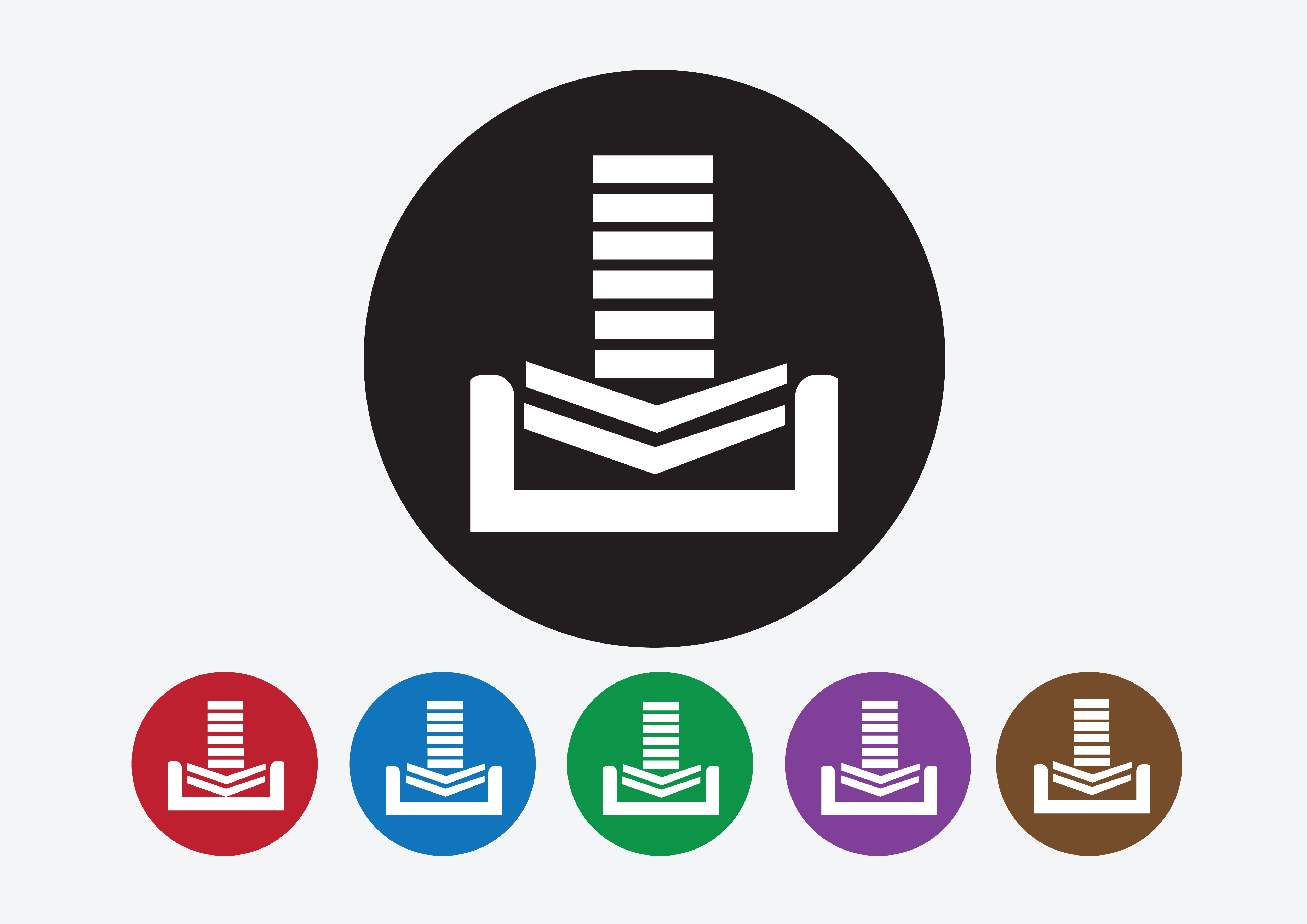 Download icon and Upload symbol button 644182 - Download Free Vectors