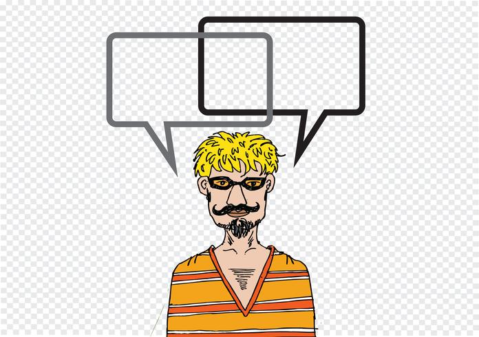 People thinking and peoples talking with dialog speech bubbles vector