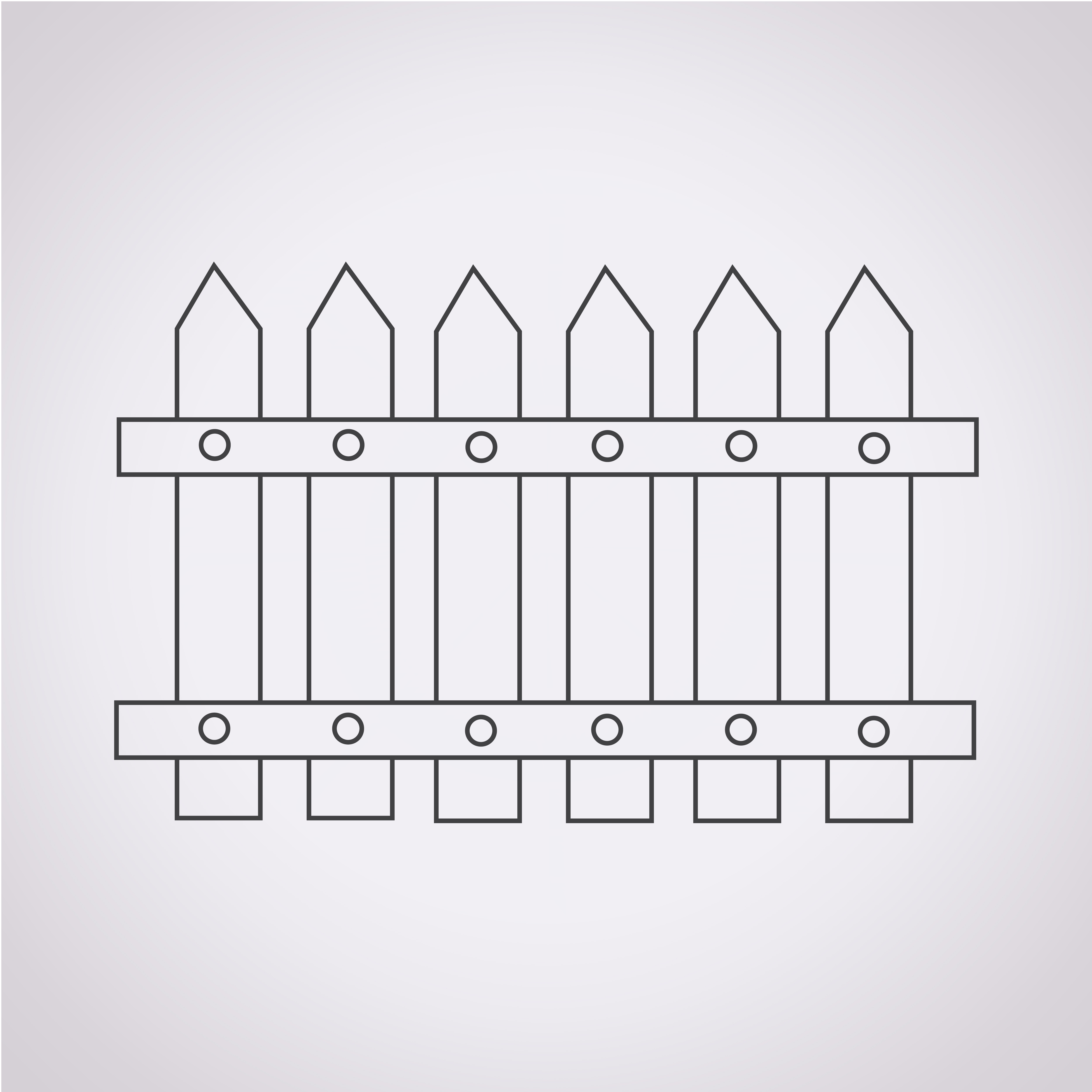 fence icon symbol sign 644300 Vector Art at Vecteezy