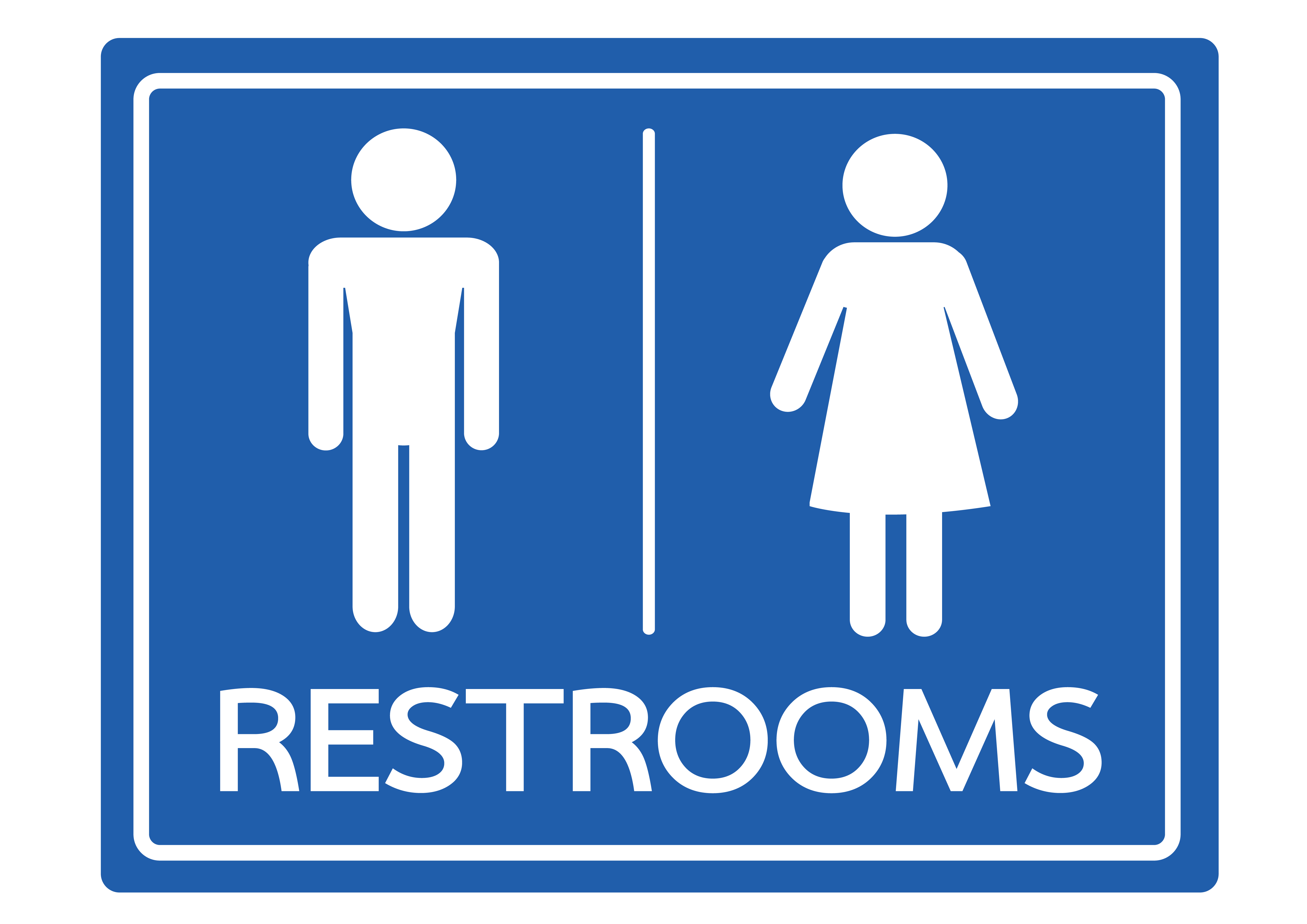 Male And Female Restroom Symbols