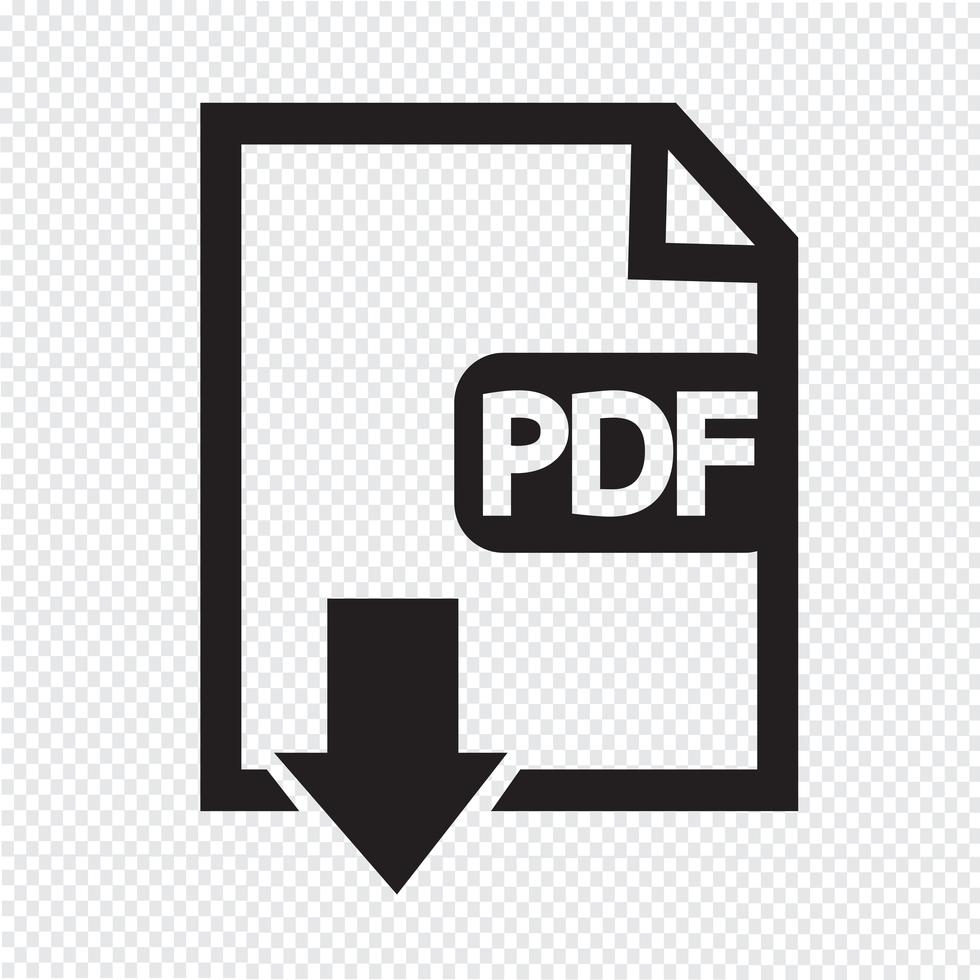 PDF icon symbol sign 644417 Vector Art at Vecteezy
