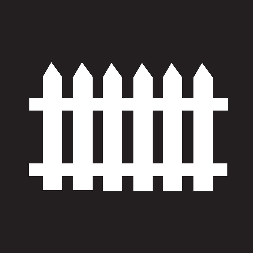 fence icon symbol sign 644573 Vector Art at Vecteezy