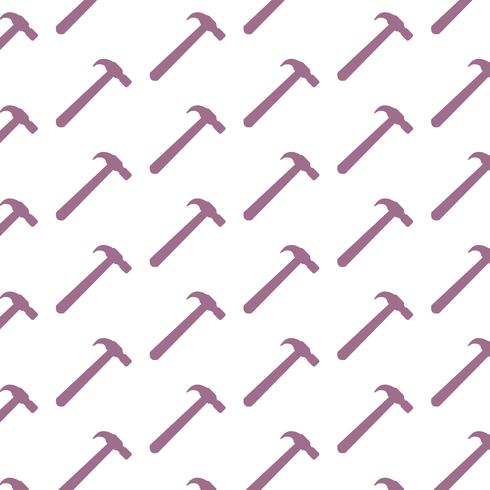 hammer pattern background vector