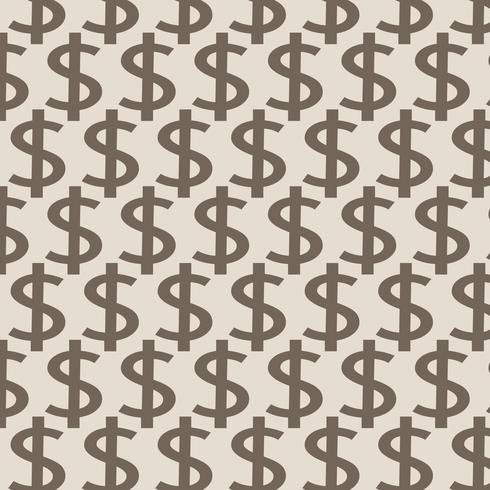 Dollar Pattern Background  vector