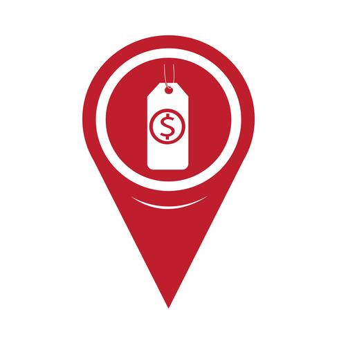 Map Pin Pointer Money icon