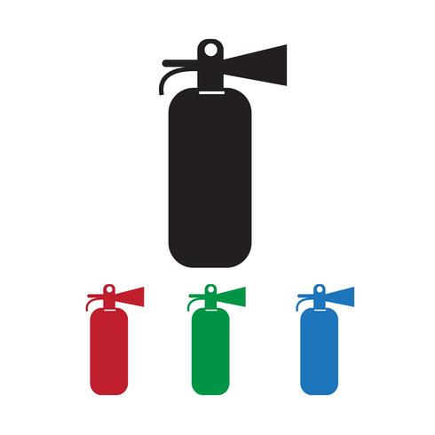 Icono de extintor de incendios vector