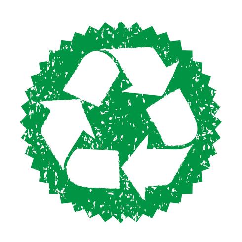 Recycle sign  symbol sign vector