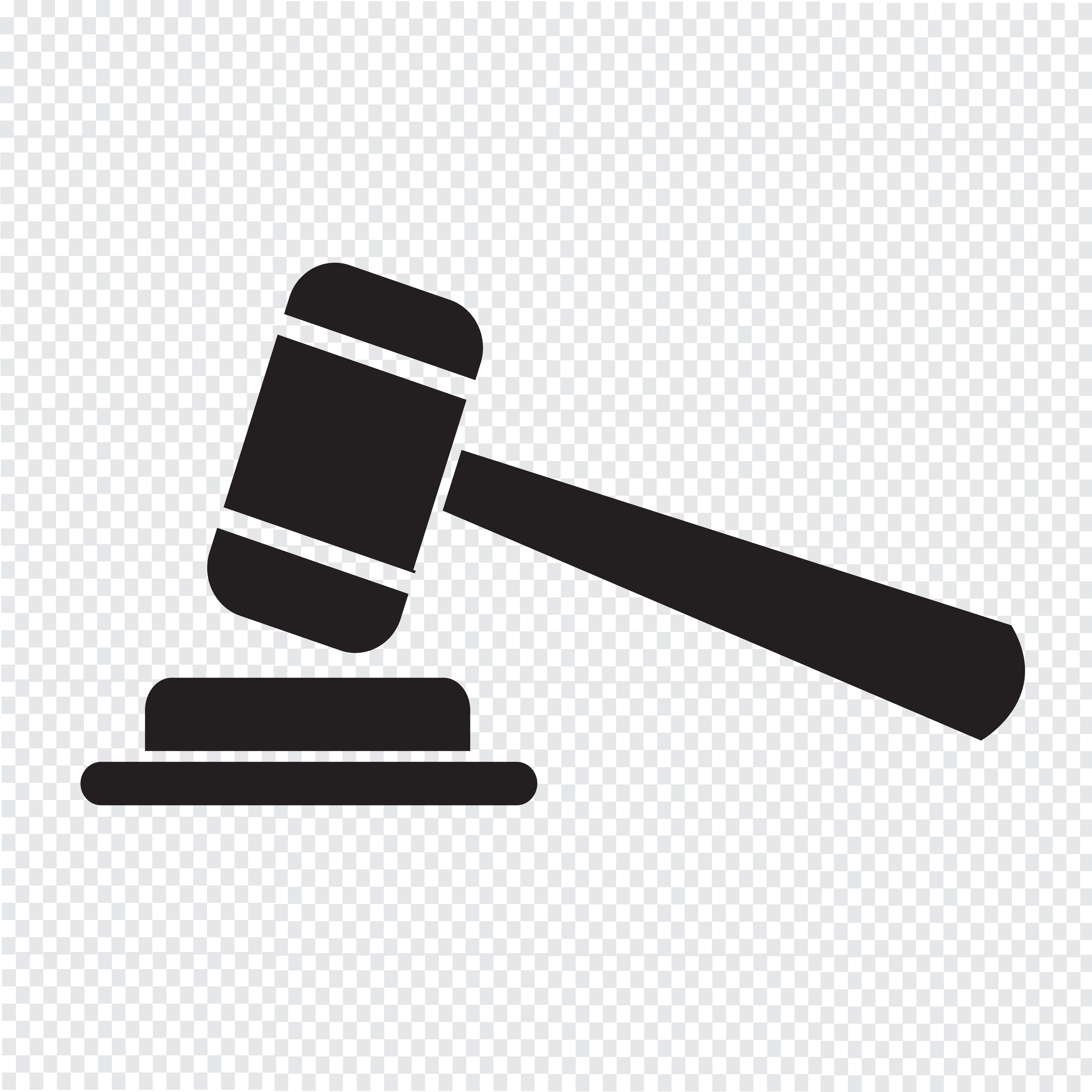 gavel icon symbol sign 644916 Vector Art at Vecteezy