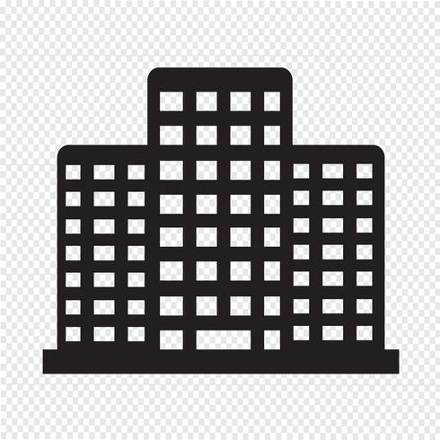 Office building icon vector