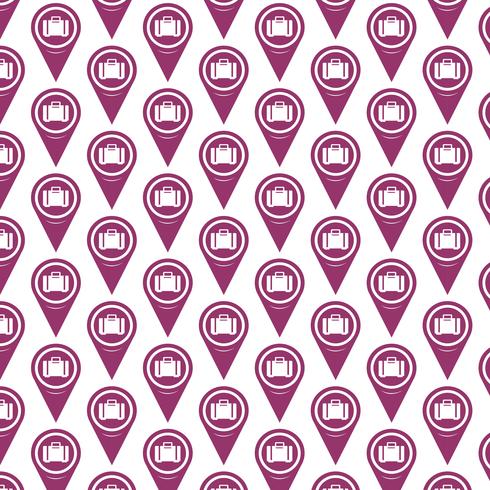 Pattern background Map pointer icon vector