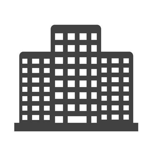 Icono de edificio de oficinas vector