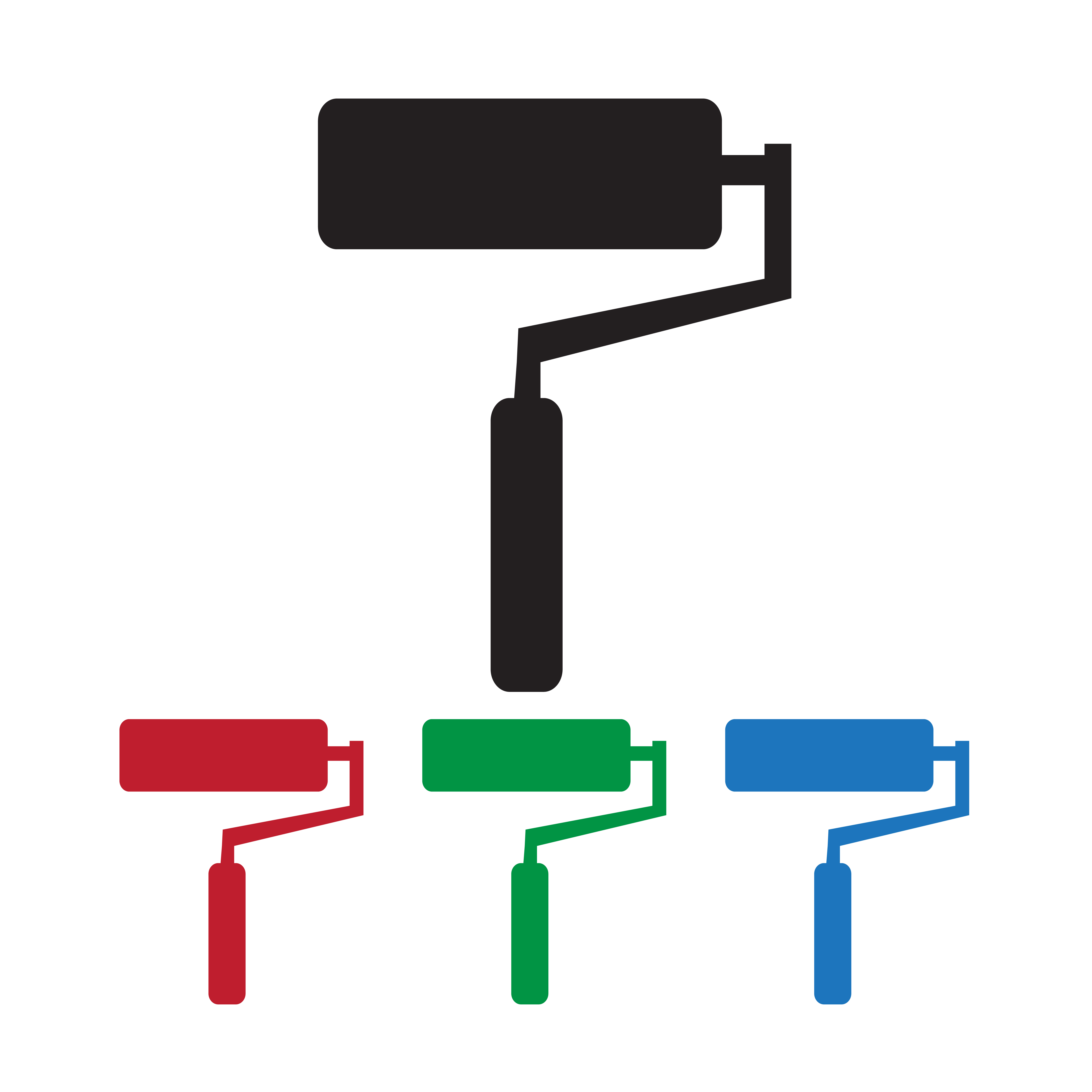 paint roller icon 645016 Vector Art at Vecteezy