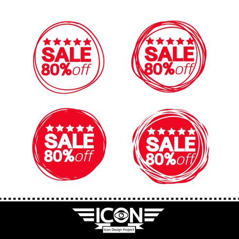 sale icon  symbol sign vector