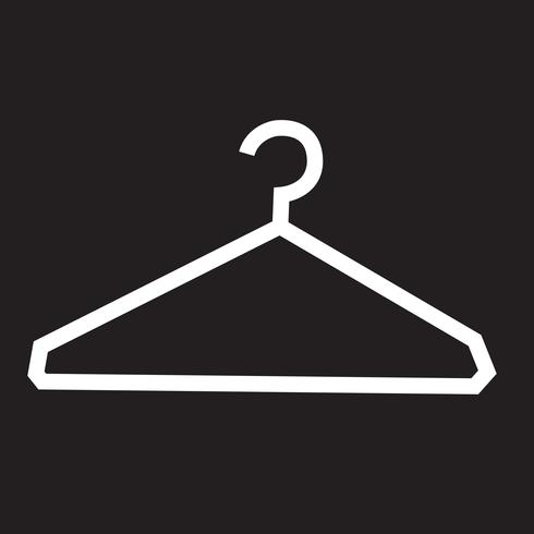 Clothes Hanger Icon  vector