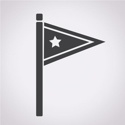 bandera icono símbolo signo vector