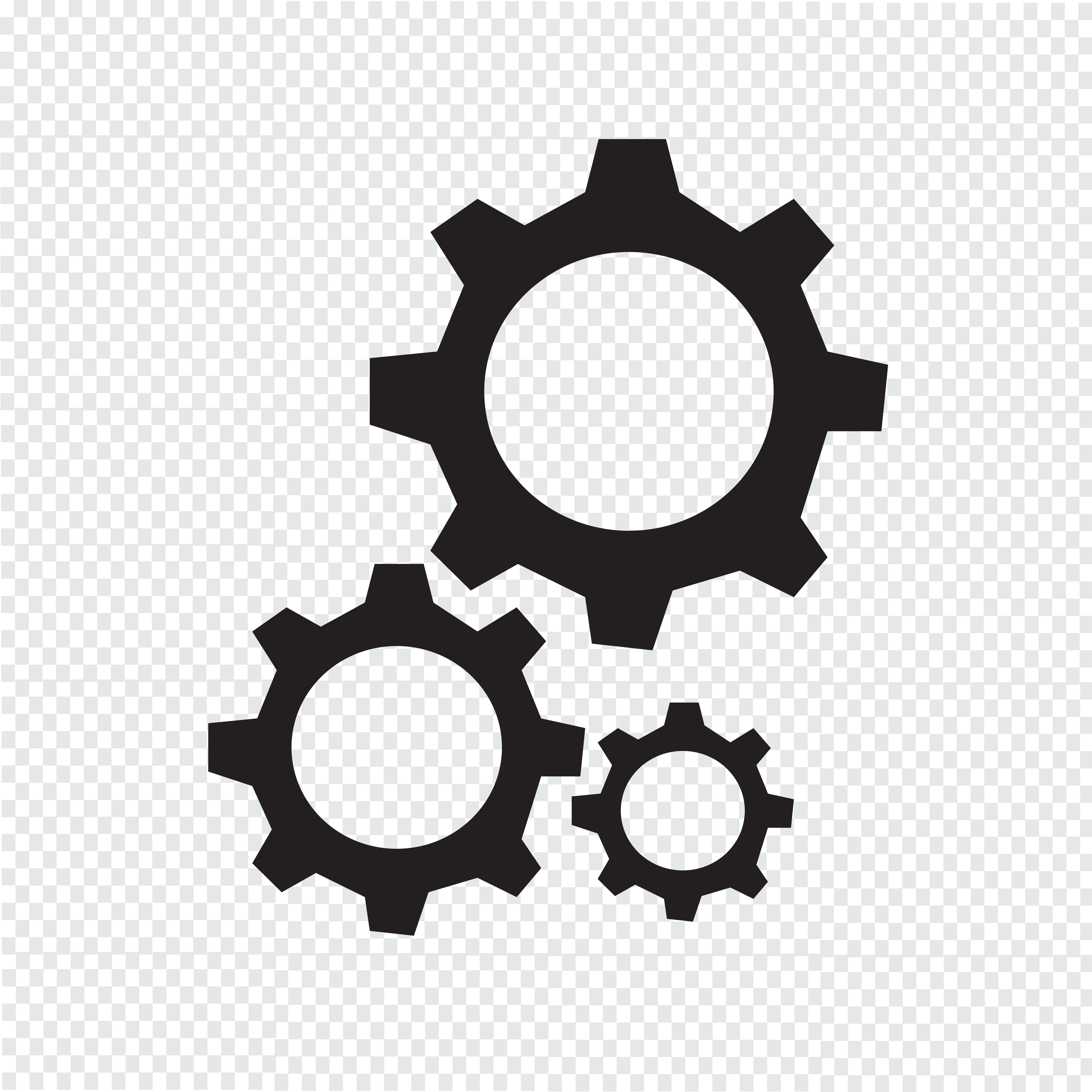 Download Gear icon symbol sign 645694 Vector Art at Vecteezy