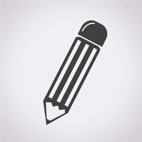 Pencil Icon  symbol sign vector