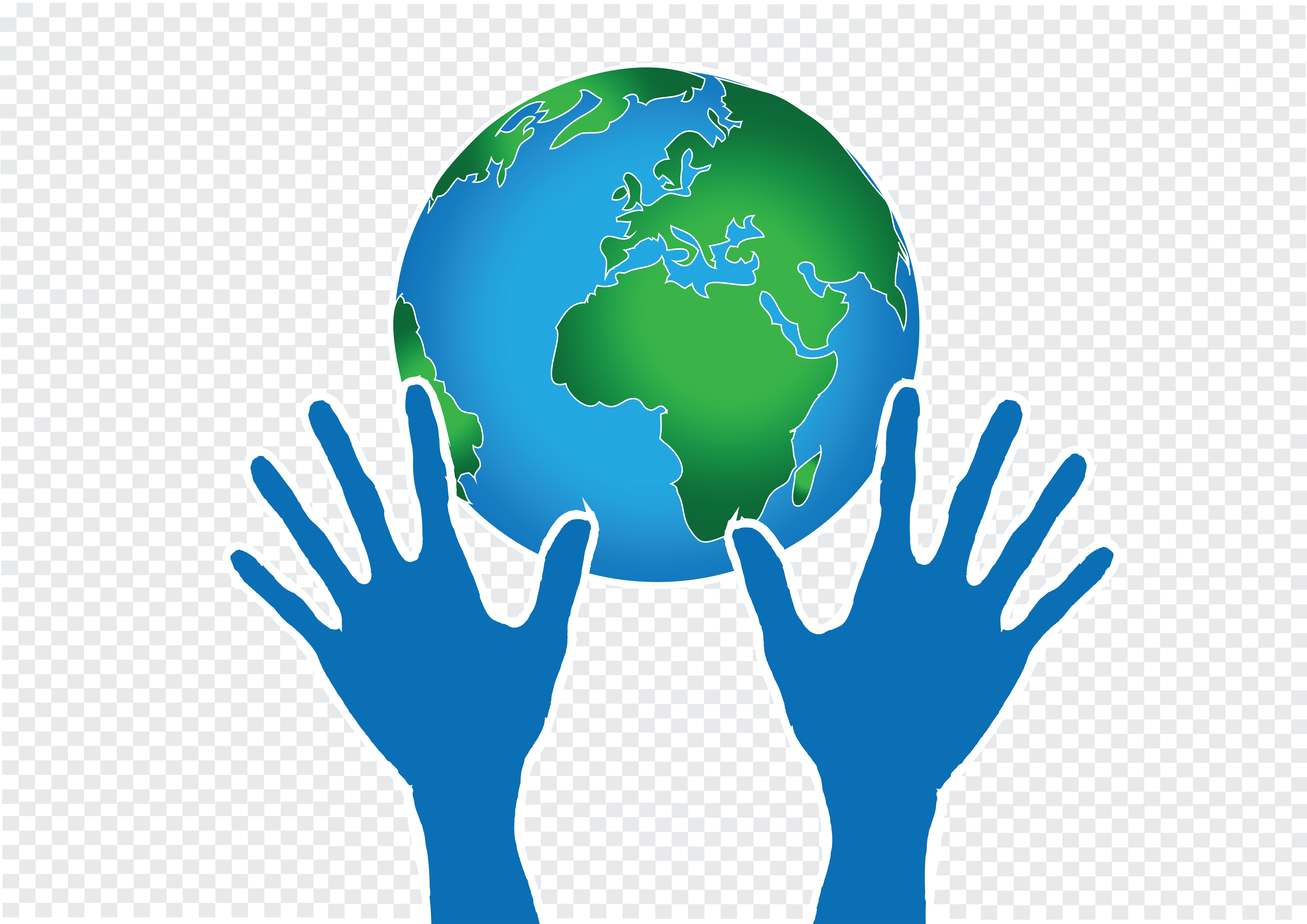 world in hands clip art