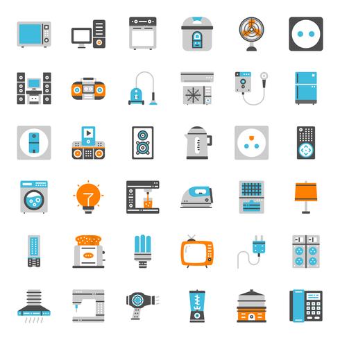 icono de electrodomésticos vector