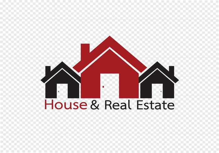 House icon and  Real Estate Building abstract design  vector