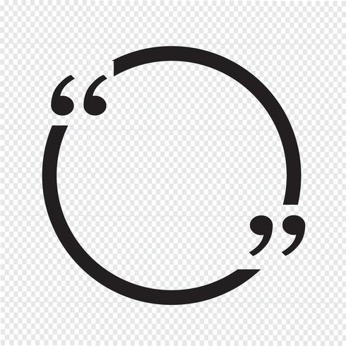 Quote bubble blank vector