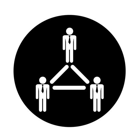 people network icon vector