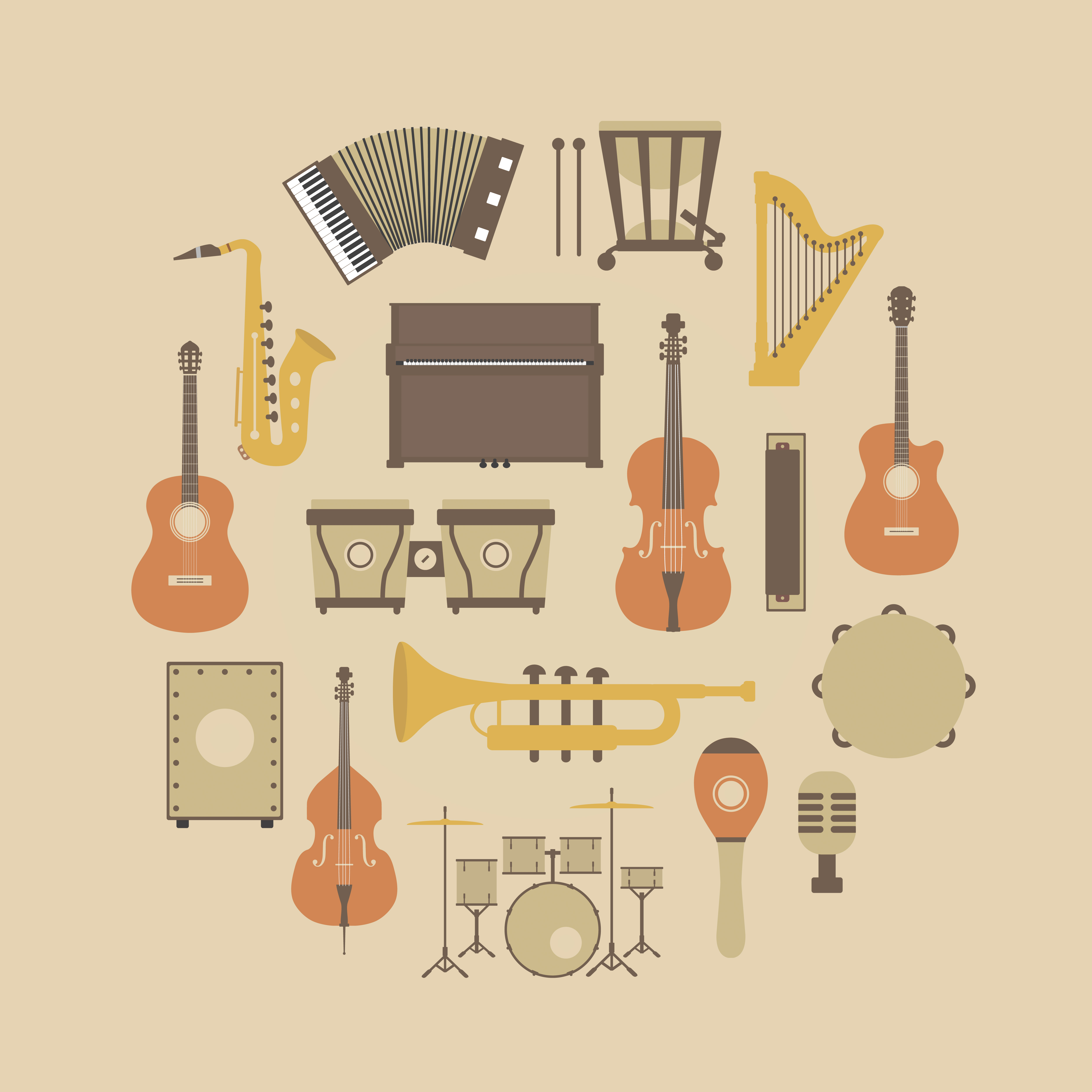 retro instrument icon 646148 Vector Art at Vecteezy