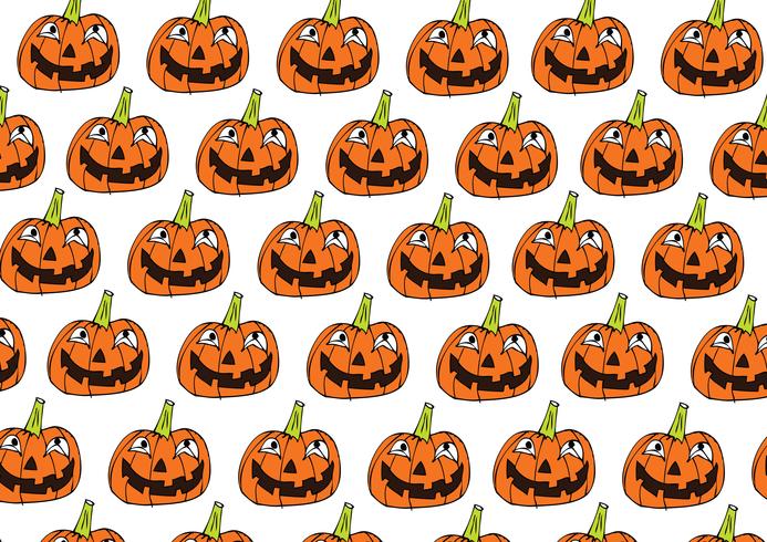 Fondo de calabaza de Halloween vector