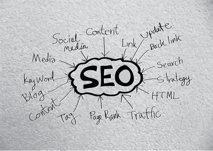 seo idea seo posicionamiento en buscadores vector