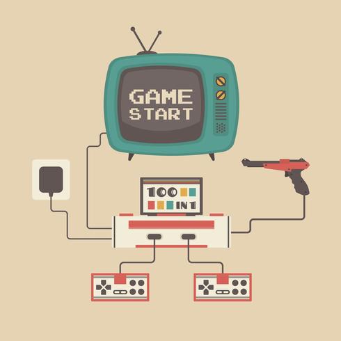 old game player vector
