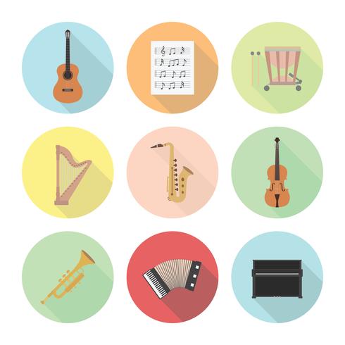 classical music icon vector