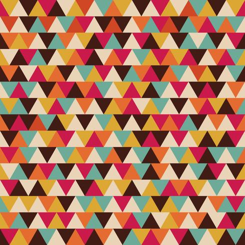 retro triangle seamless pattern vector