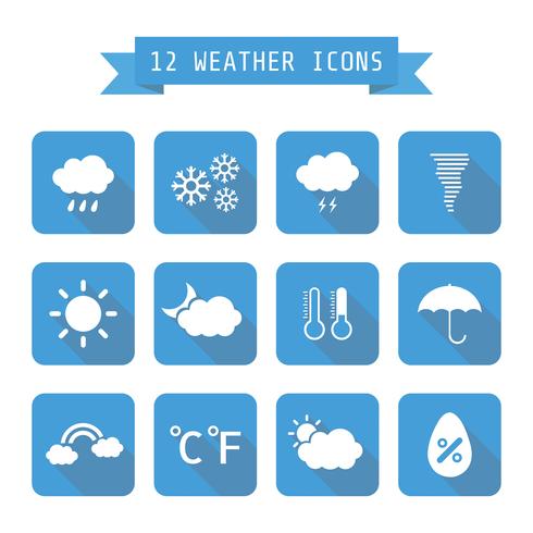 weather icon with shadow vector