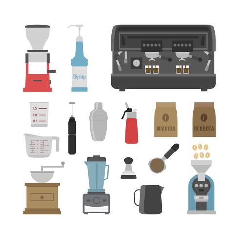 icono de la herramienta barista vector