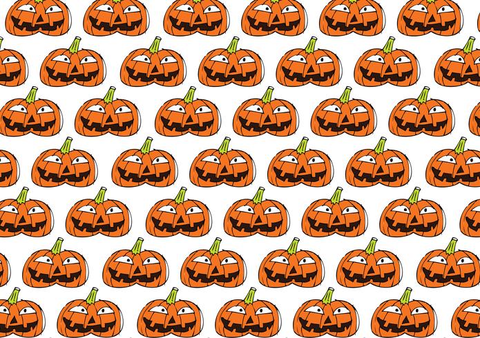 Fondo de calabaza de Halloween vector