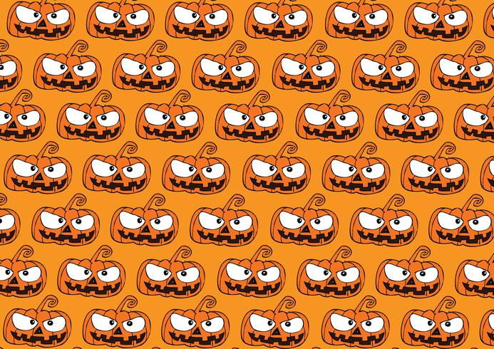 Fondo de calabaza de Halloween vector