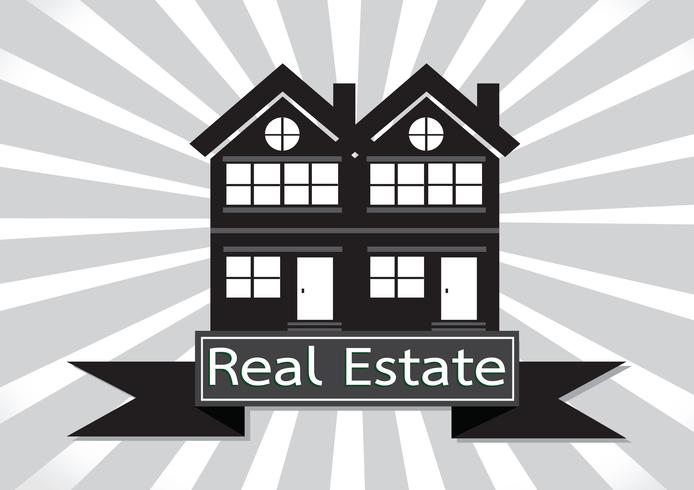 Real Estate  House  Building icon design vector