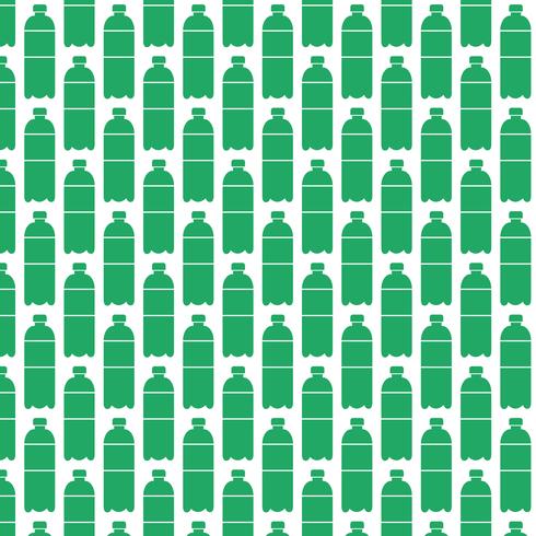 Pattern background water bottle icon vector