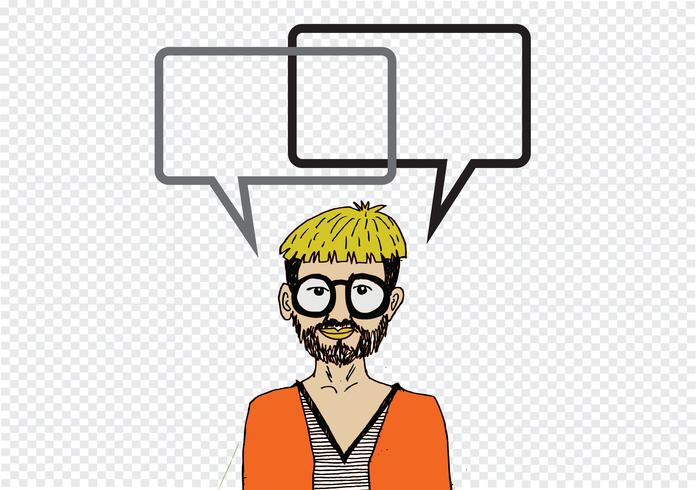 People thinking and peoples talking with dialog speech bubbles vector